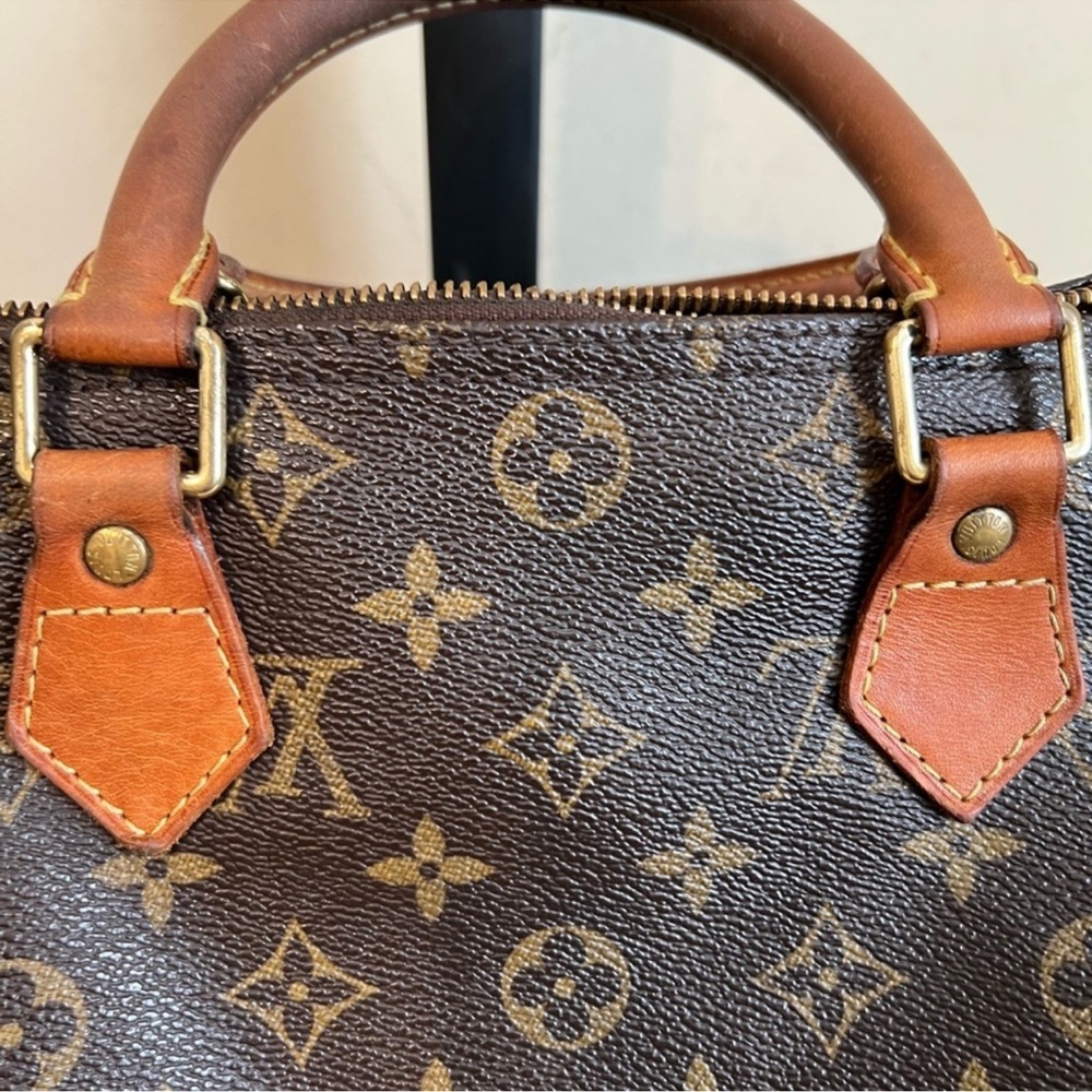 Louis Vuitton Brown Monogram Satchel - Picture 2 of 16
